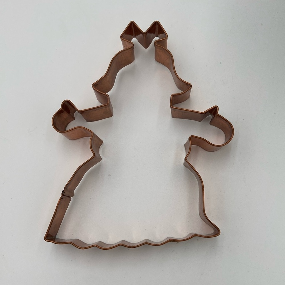 Williams Sonoma Copper Christmas Gingerbread Girl Cookie Cutter